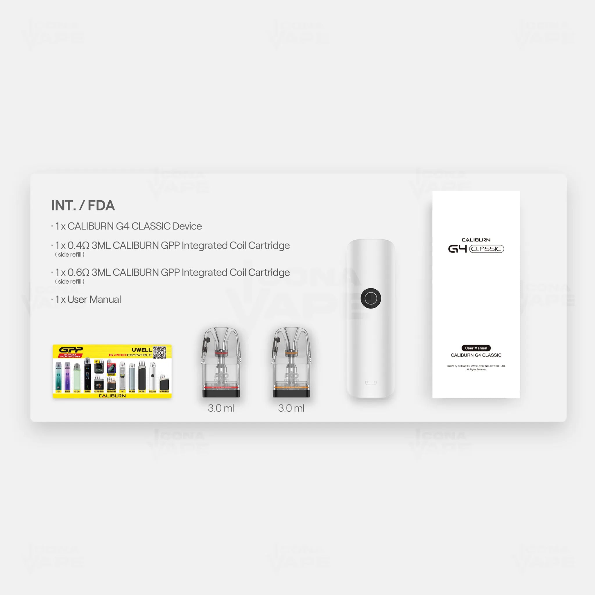 UWELL CALIBURN G4 CLASSIC POD SYSTEM