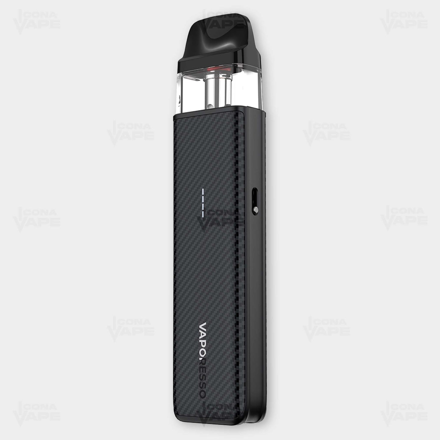 Xros 5 Mini Carbon Black Pod Kit by Vaporesso - Compact 1500mAh Vape at ICONA VAPE Pakistan