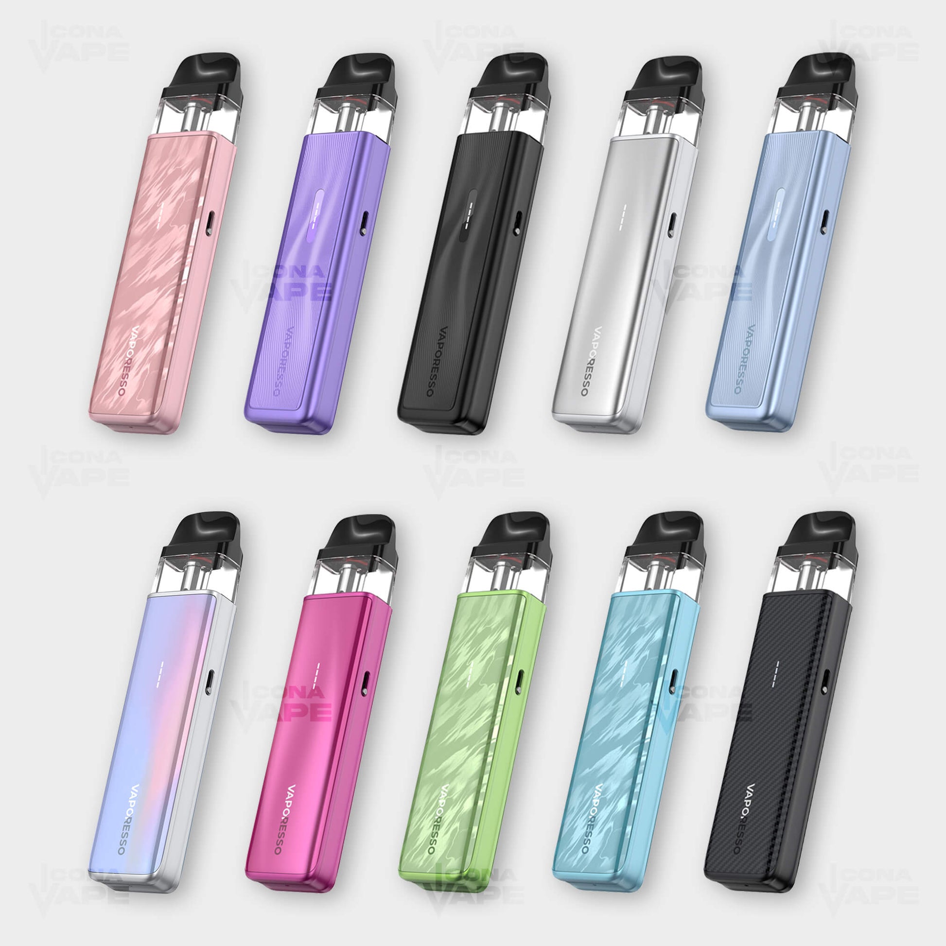 Full Color Range of Vaporesso Xros 5 Mini Pod Kits - 10 Compact Vape Designs at ICONA VAPE Pakistan