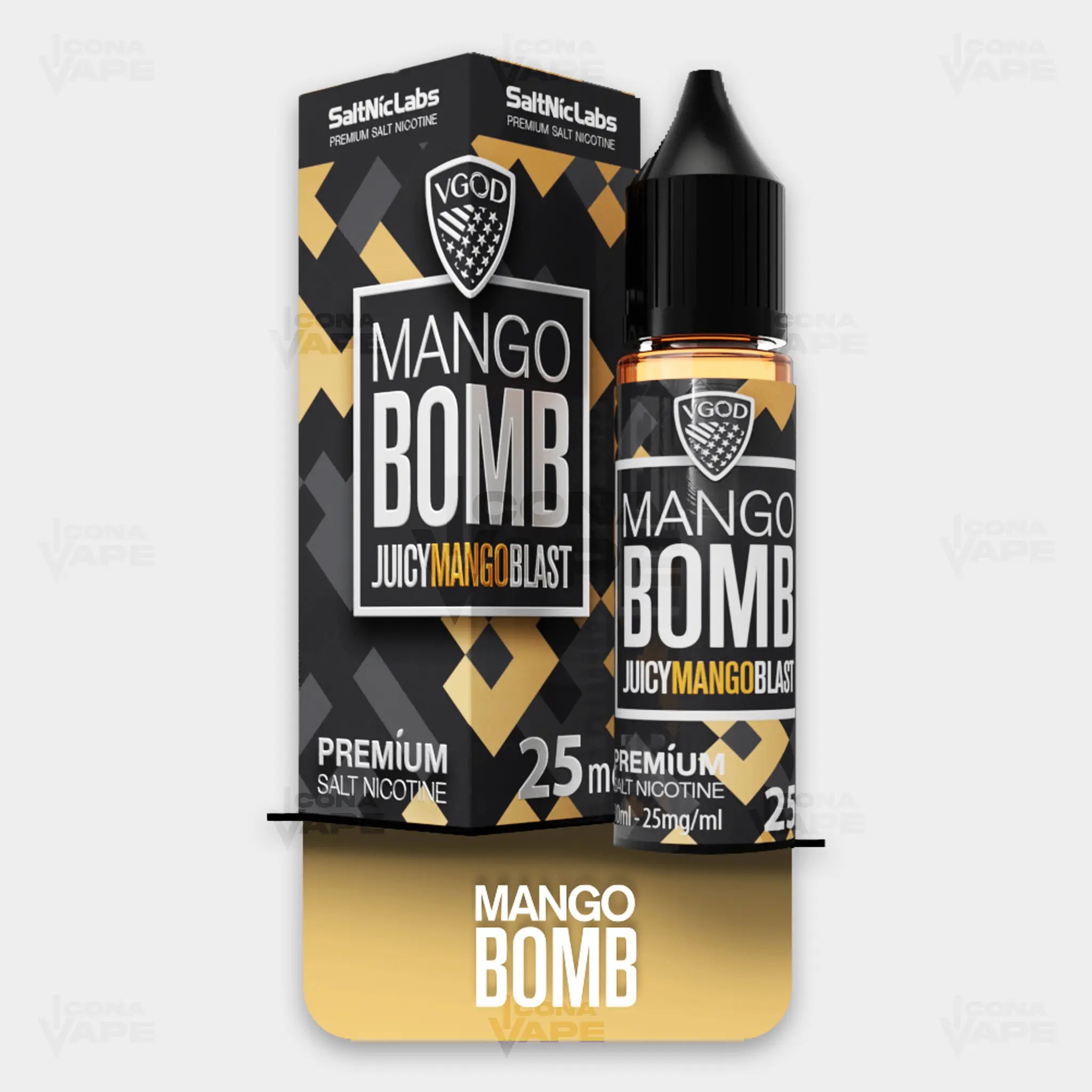VGOD Mango Bomb Flavor SaltNic 25mg 50mg | ICONA VAPE