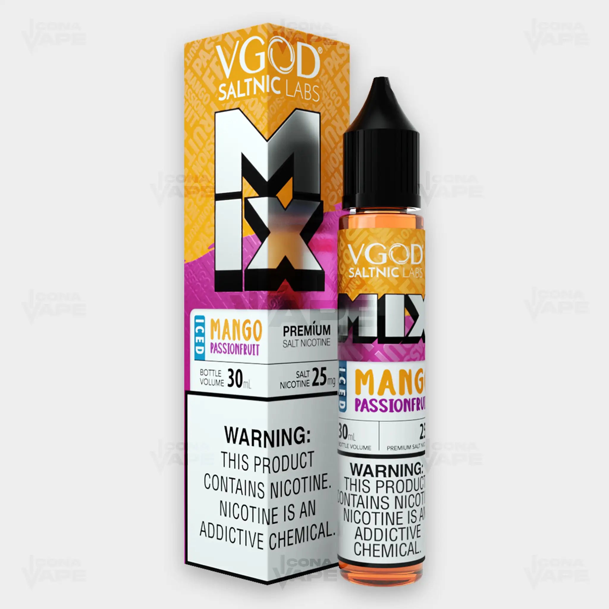 ICED MANGO PASSIONFRUIT - VGOD SALTNIC MIX - 30ML