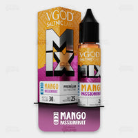 VGOD Mix Iced Mango Passionfruit Flavor SaltNic 25mg 50mg | ICONA VAPE