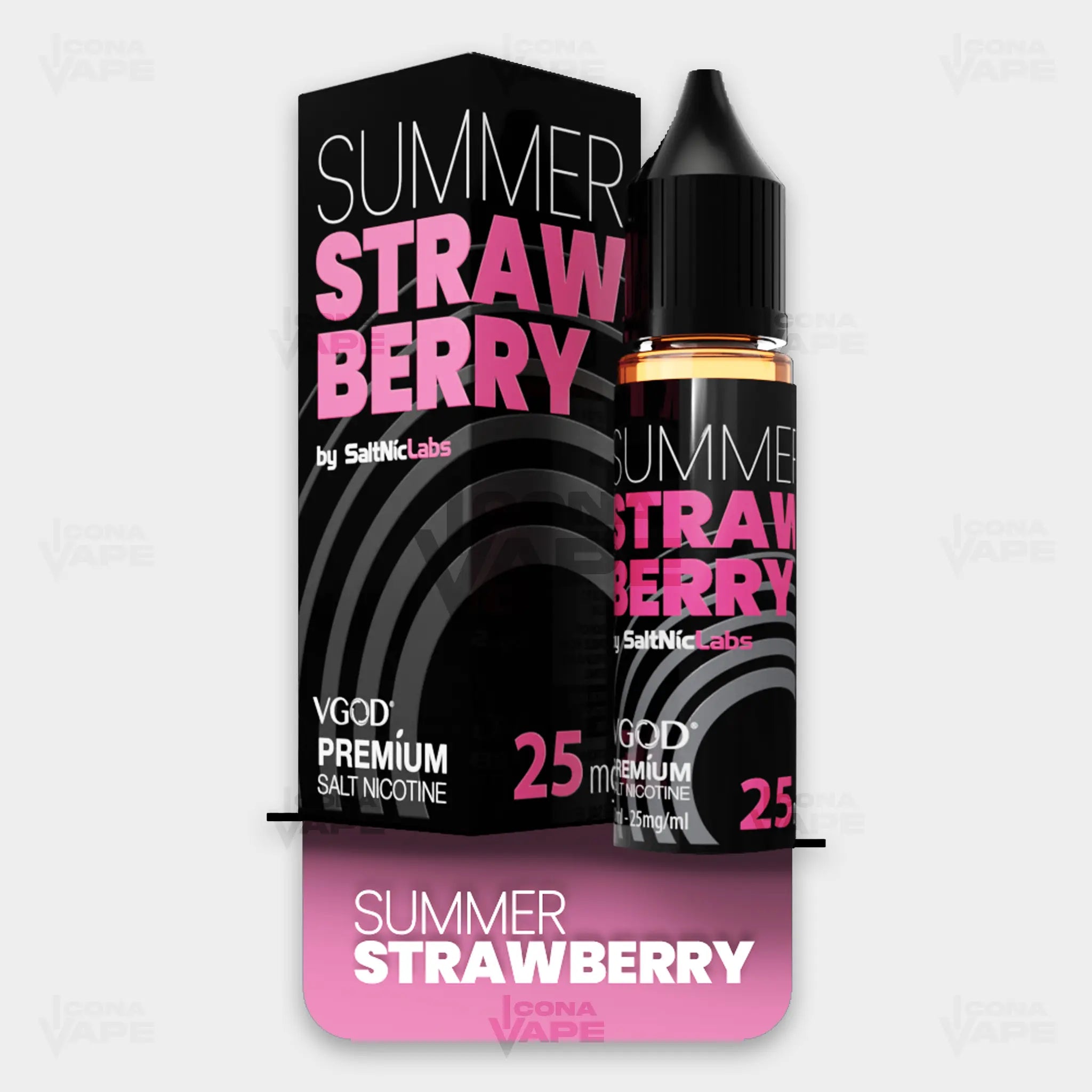 VGOD Summer Strawberry Flavor SaltNic 25mg 50mg | ICONA VAPE