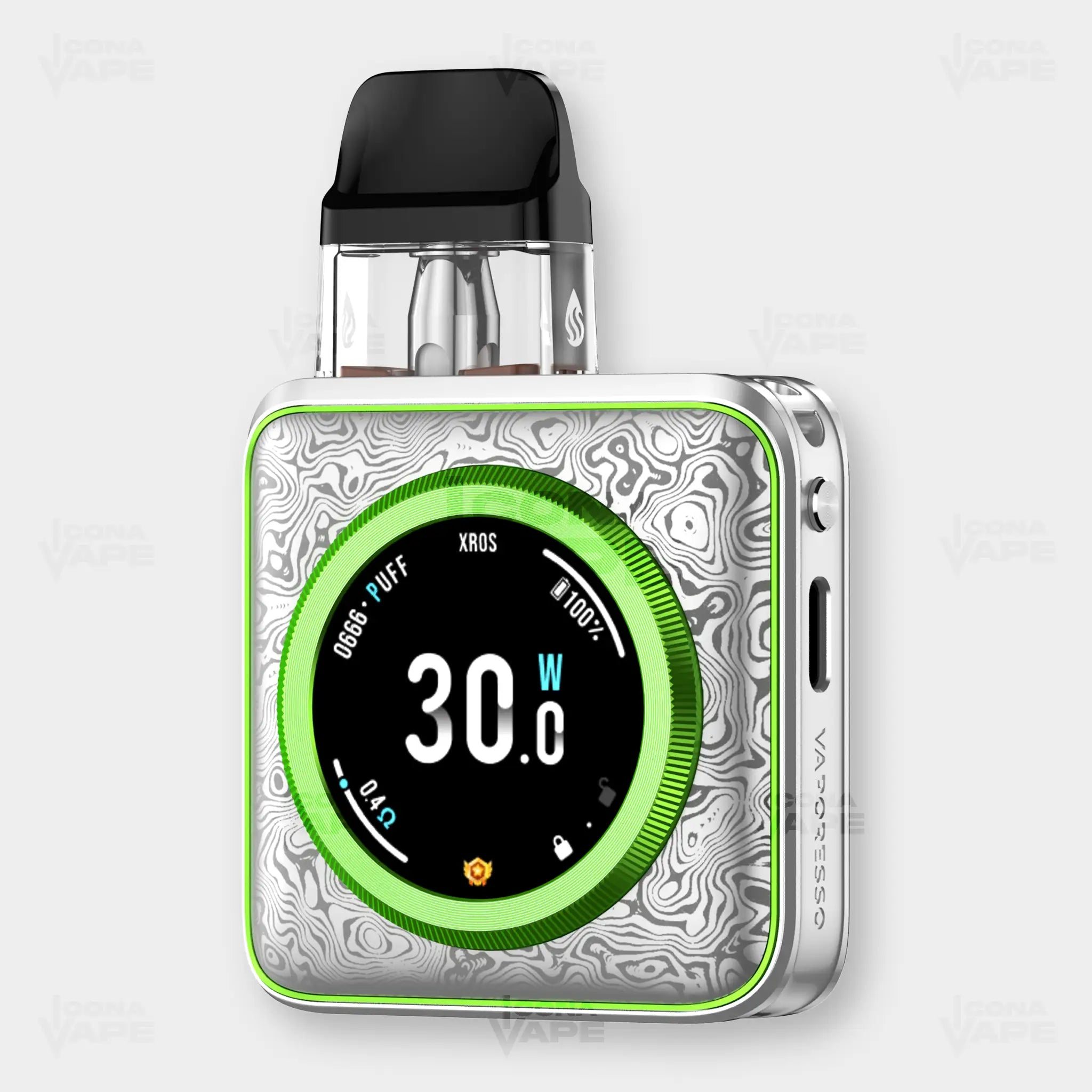 Xros 5 Nano Pod Kit Damascus Silver – Vaporesso Pakistan