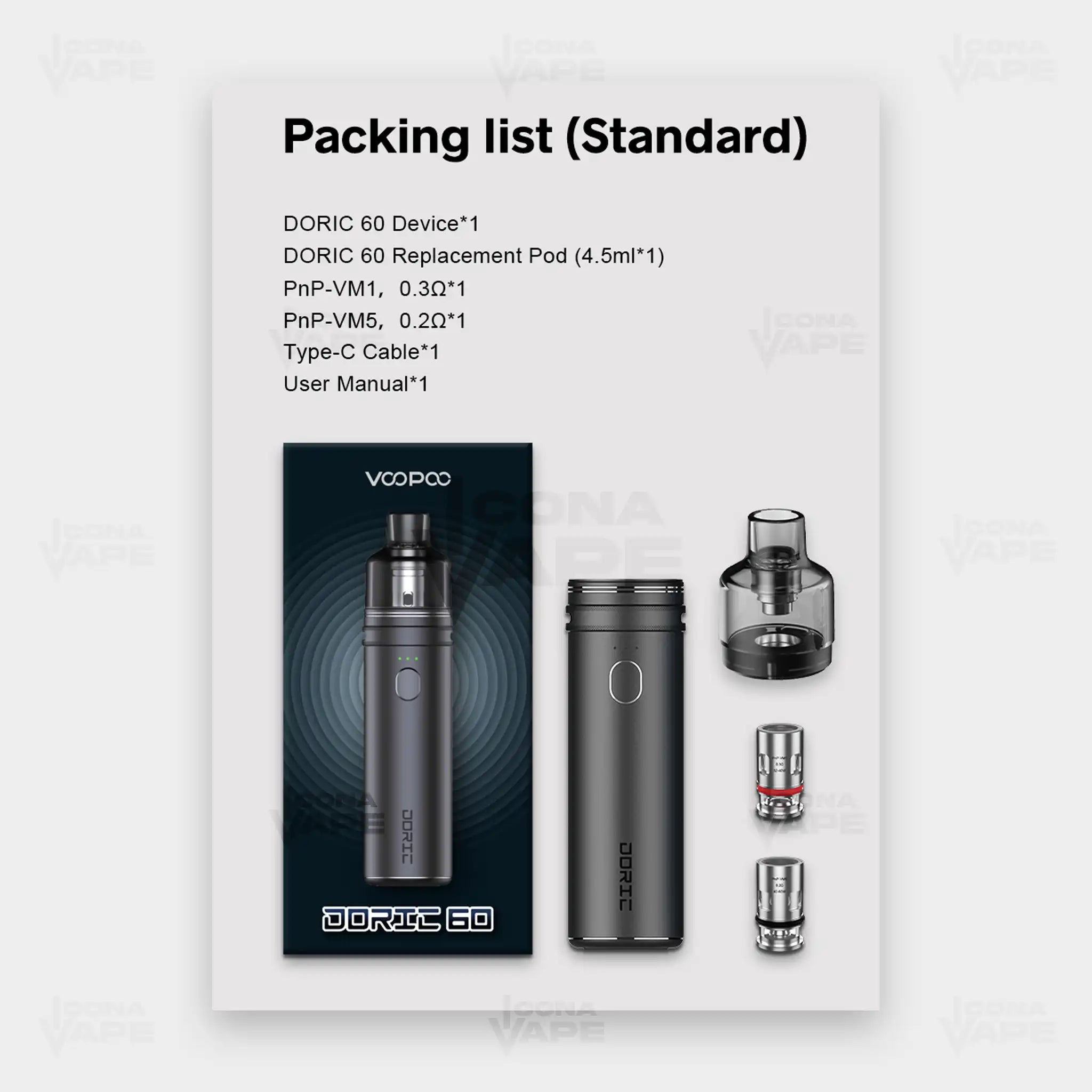 VOOPOO DORIC 60 POD KIT