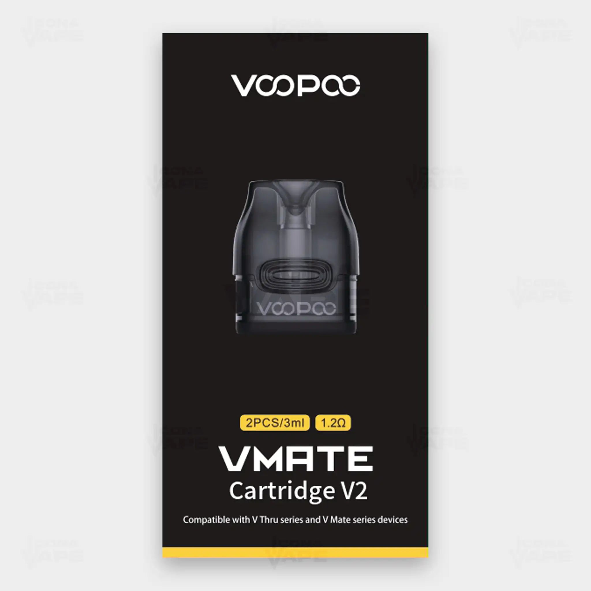 Voopoo Vmate Cartridge V2 1.2ohm 3ml Replacement Pod for V Thru and Vmate Series Pakistan