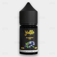 Yalla Classic Series 30ml Nic Salt E-Liquid Blueberry Ice Flavor