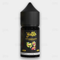 Yalla Fusion Series 30ml Nic Salt E-Liquid Kiwi Passion Fruit Guava Ice Flavor