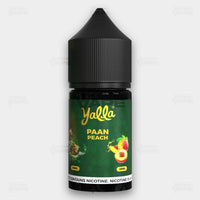 Yalla Paan Series 30ml Nic Salt E-Liquid Paan Peach Flavor