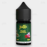 Yalla Paan Series 30ml Nic Salt E-Liquid Paan Saffron Flavor