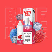 Yeti Blue Lychee Ice 10ml Nic Salt E-Liquid with lychee fruit and icy cubes | ICONA VAPE Pakistan