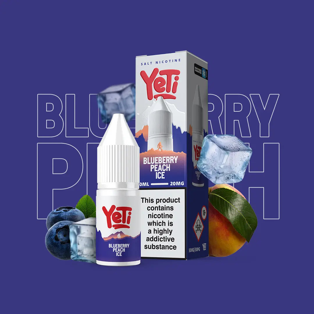BLUEBERRY PEACH ICE - YETI - 10ML