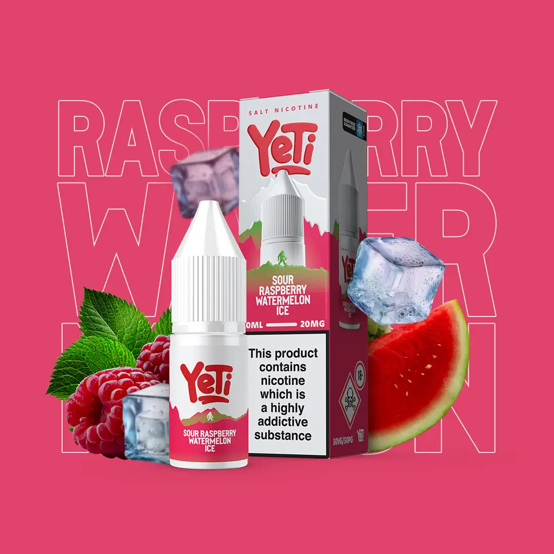 SOUR RASPBERRY WATERMELON ICE - YETI - 10ML