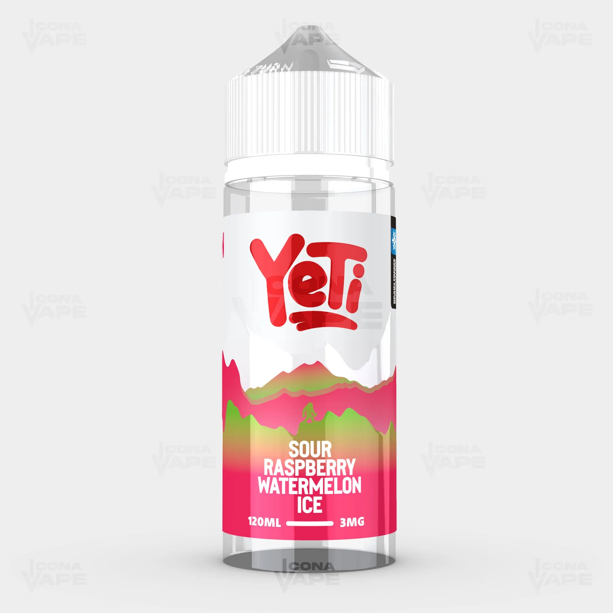 SOUR RASPBERRY WATERMELON ICE - YETI - 120ML
