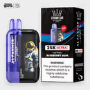 Al Fakher Crown Bar 25K Ultra Blueberry Gum Disposable Vape | ICONA VAPE Pakistan