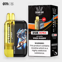 Al Fakher Crown Bar 25K Ultra Cool Mango Disposable Vape | ICONA VAPE Pakistan