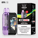 Al Fakher Crown Bar 25K Ultra Grape Mint Disposable Vape | ICONA VAPE Pakistan