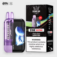 Al Fakher Crown Bar 25K Ultra Lush Ice Disposable Vape | ICONA VAPE Pakistan