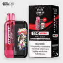 Al Fakher Crown Bar 25K Ultra Strawberry Punch Disposable Vape | ICONA VAPE Pakistan