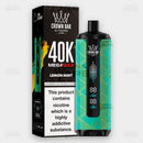 Al Fakher 40K Mega Max Lemon Mint Flavor 6mg Disposable Vape - Crown Bar - ICONA VAPE