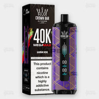 Al Fakher 40K Mega Max Lush Ice Flavor 6mg Disposable Vape - Crown Bar - ICONA VAPE