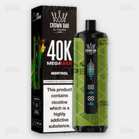 Al Fakher 40K Mega Max Menthol Flavor 6mg Disposable Vape - Crown Bar - ICONA VAPE