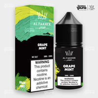 Al Fakher Grape Mint E-Liquid 30ml Nic Salt 20mg bottle with box in Pakistan