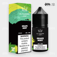 Al Fakher Grape Mint E-Liquid 30ml Nic Salt 50mg bottle with box in Pakistan