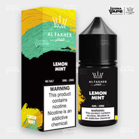 Al Fakher Lemon Mint E-Liquid 30ml Nic Salt 20mg bottle with box in Pakistan