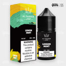 Al Fakher Lemon Mint E-Liquid 30ml Nic Salt 50mg bottle with box in Pakistan