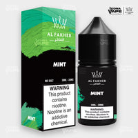 Al Fakher Mint E-Liquid 30ml Nic Salt 20mg bottle with box in Pakistan