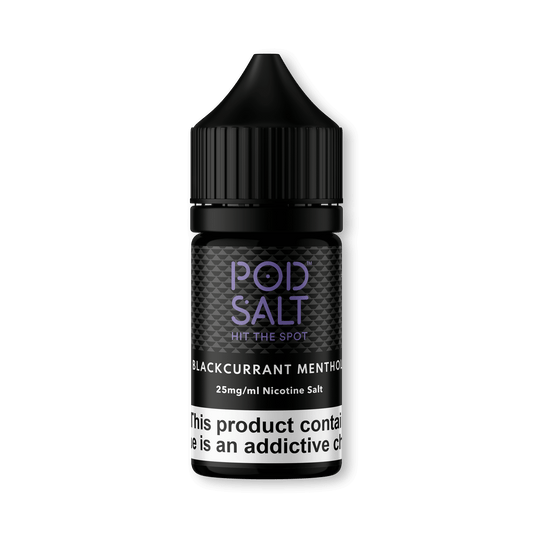 BLACKCURRANT MENTHOL - POD SALT CORE - 30ML - ICONA VAPE25MGsweet and refreshing vape Blackcurrant Menthol flavor deliciously tart and fruity notes minty fresh wave touch of sweetness award-winning Nicotine Salt formula ICONA VAPE exclusive Shop now Flavour profile: Blackcurrant, Menthol 30ml bottle size 50VG/50PG ratio Made in the UK TPD Compliant