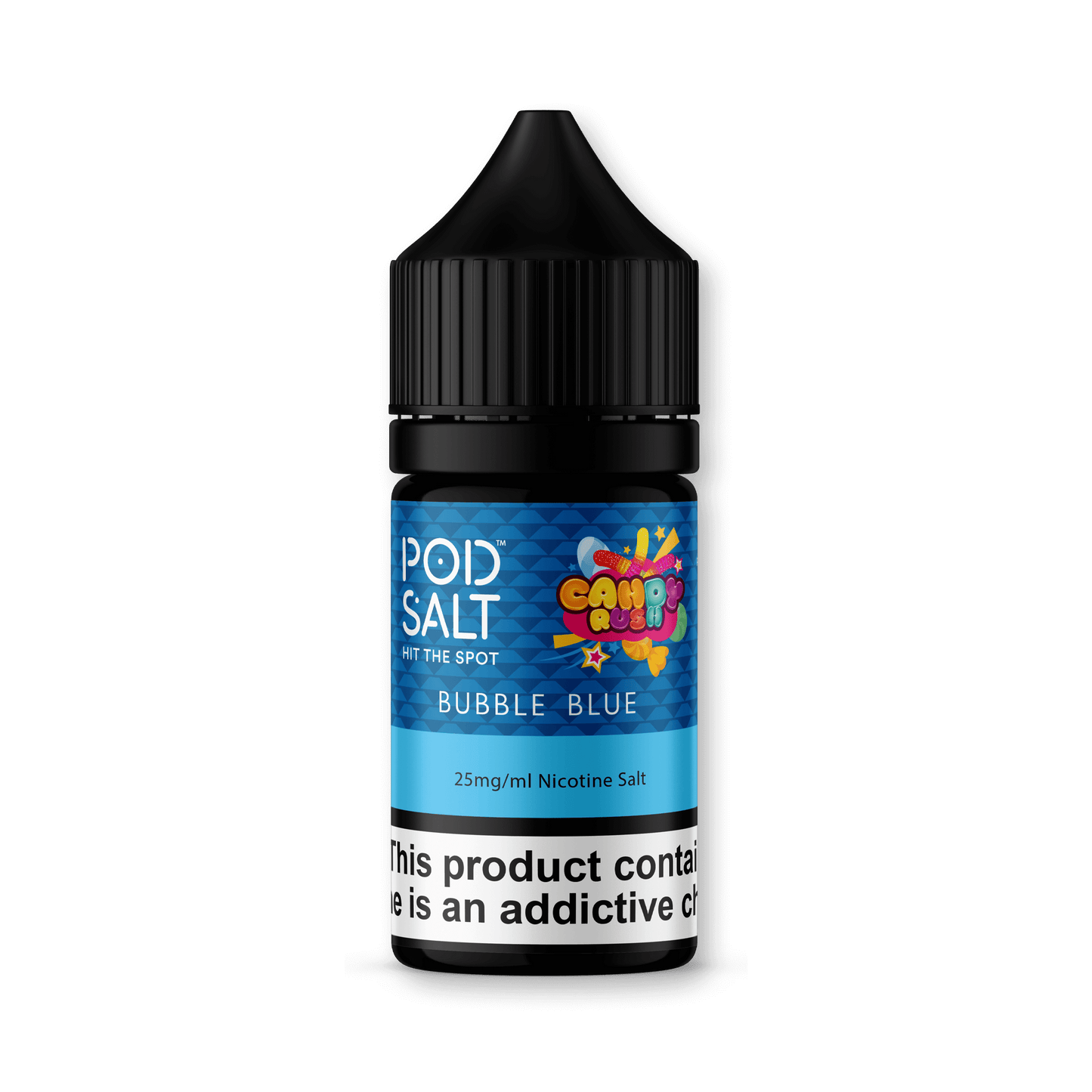 BUBBLE BLUE - POD SALT FUSIONS - 30ML - ICONA VAPE25MGCandy Rush retro bubble gum E-liquid sweet and light celebration chewy candy flavor Pod Salt Fusions range exclusive E-liquid collaboration major brands' signature flavors award-winning Nicotine Salt crafted for delicious taste crafted to Hit the Spot ICONA VAPE exclusive Shop now Bottle size: 30ml Ratio: 50VG/50PG Made in the UK TPD Compliant