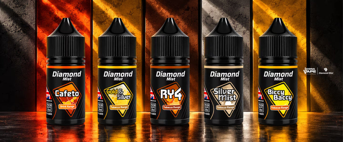 Diamond Mist Tobacco E-Liquid Collection in Pakistan | ICONA VAPE
