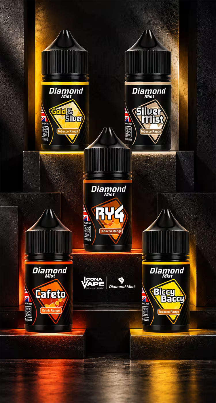 Diamond Mist Tobacco E-Liquid Collection in Pakistan | ICONA VAPE