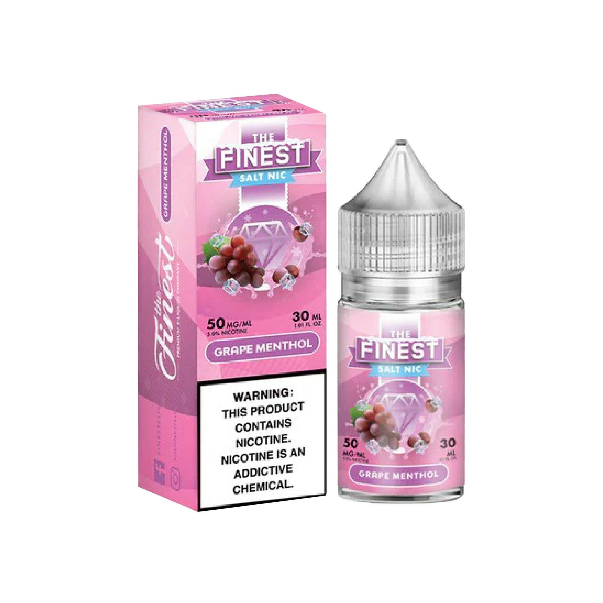 GRAPE MENTHOL - THE FINEST SALT NIC SERIES - 30ML