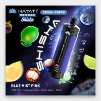 Hayati Pro Max Shisha 15000 Blue Mist Pink disposable vape Pakistan smooth fruity flavour 15000 puffs