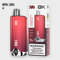 IVG 8K Passion Fruit Lychee Ice disposable vape 8000 puffs, 100% original in Pakistan