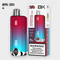 IVG 8K Watermelon Cotton Candy Ice disposable vape 8000 puffs, 100% original in Pakistan