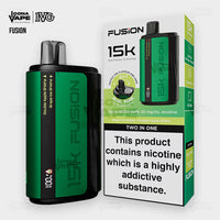 IVG Fusion 15K in Frost Berry Ice and Strawberry Pink Apple dual flavor 15000 Puffs vape in Pakistan