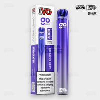 IVG GO-MAX Aloe Grape Ice 3000 puffs disposable vape, 50mg