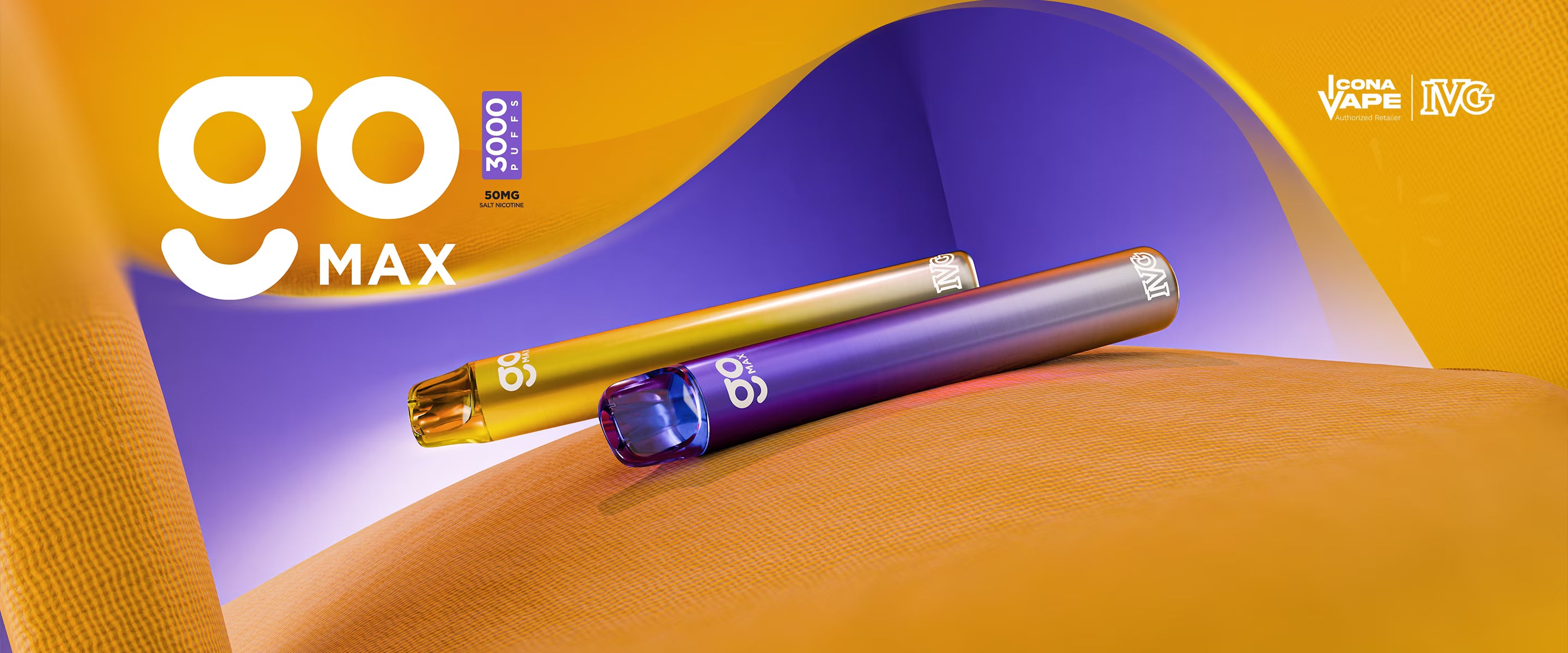 IVG GO Max disposable vape, newest launch at ICONA VAPE, official retailer in Pakistan