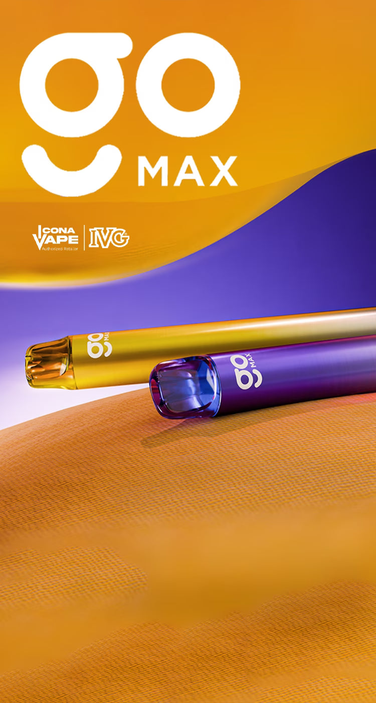 IVG GO Max disposable vape from ICONA VAPE, authorized IVG stockist in Pakistan