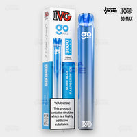 IVG GO-MAX Sour Blue Raspberry Ice 3000 puffs disposable vape, 50mg