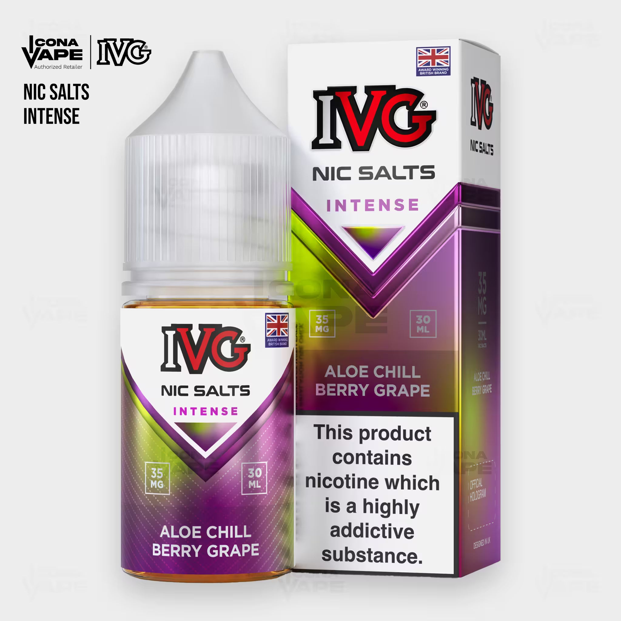 ALOE CHILL BERRY GRAPE - IVG - 30ML