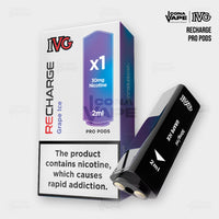 IVG Recharge Pro Pod Grape Ice, prefilled 2ml original IVG pod Pakistan