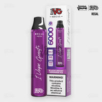 IVG Regal Mesh 6000 Blackcurrant Lemonade Ice 50mg Disposable Vape Pakistan