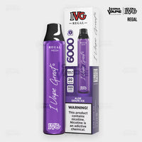 IVG Regal Mesh 6000 Aloe Grape Ice 20mg Disposable Vape Pakistan