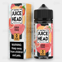 Juice Head Extra Freeze Guava Peach 100ml vape juice - 0mg bottle and box