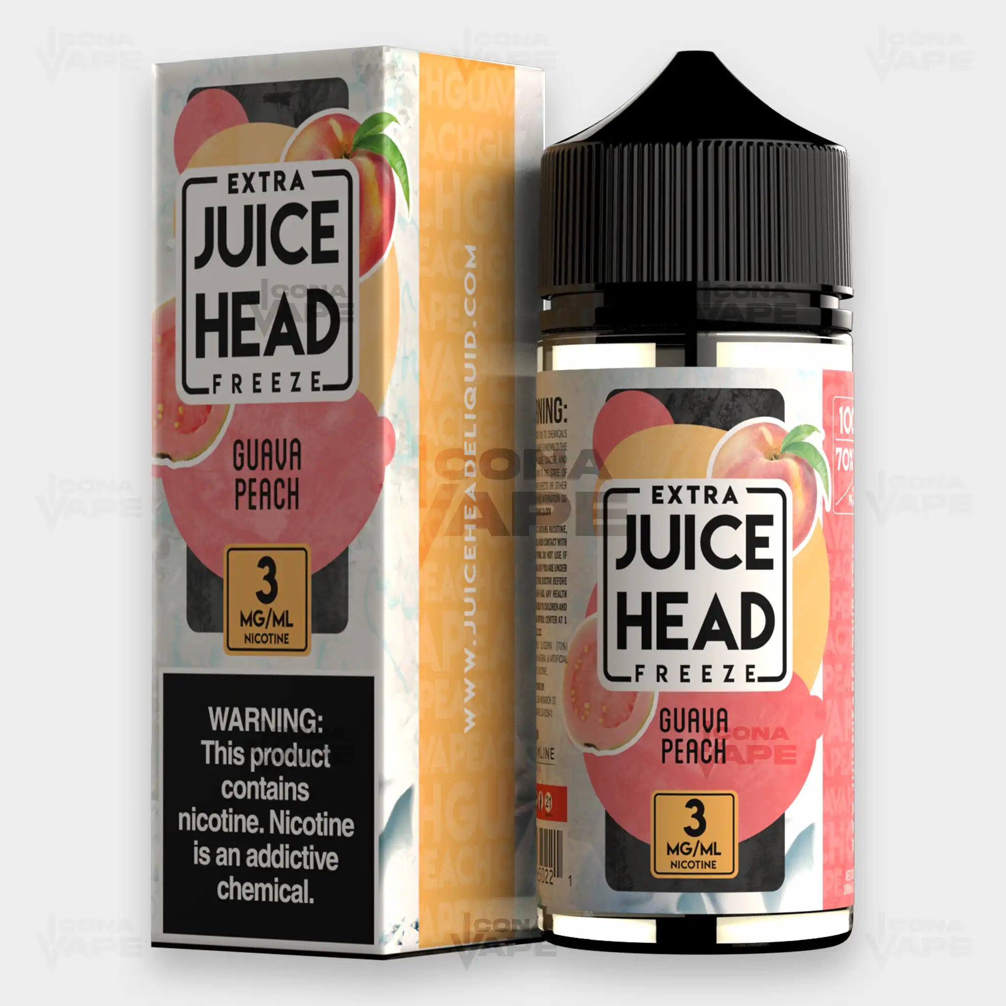 GUAVA PEACH - JUICE HEAD EXTRA FREEZE - 100ML